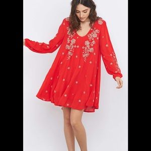 Free People dress boho dress